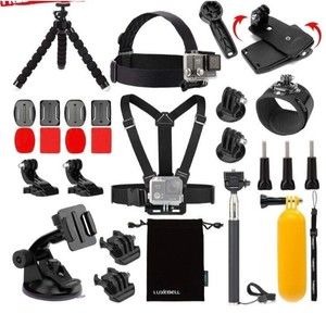 14 in 1 Gopro Accessories Kit Luxebell EK5000 EK7000 4K WiFi Action Camera Hero